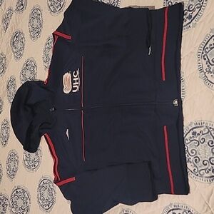 New England Revolution kids zip up with hood.